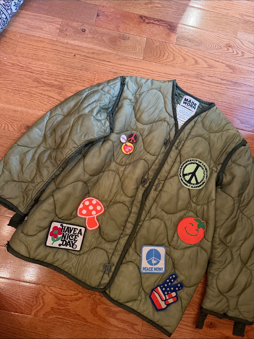 Madeworn vintage liner patched jacket